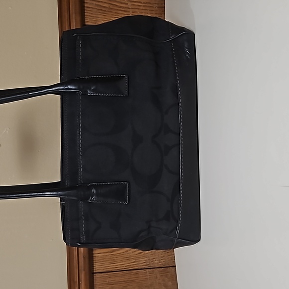 Coach Signature Front Turn Lock Bag - Picture 9 of 17
